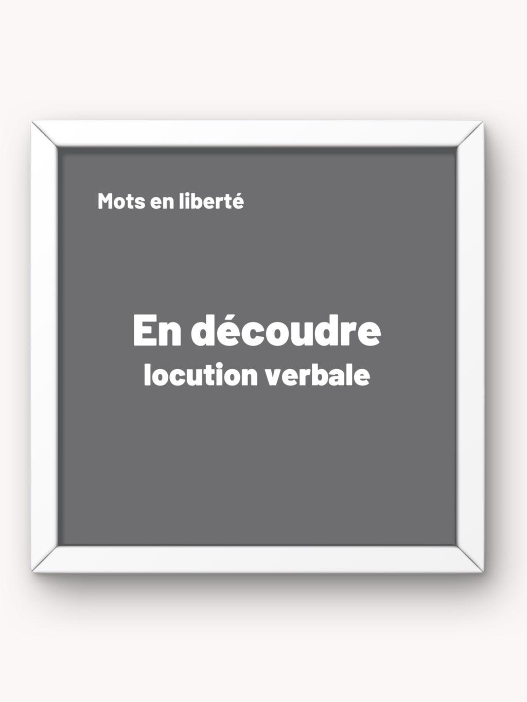 En découdre, locution&nbsp;verbale